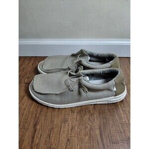 Hey Dude Wally Sox Shoes Mens Size  14 Sand  Comfort Loafer Shoes